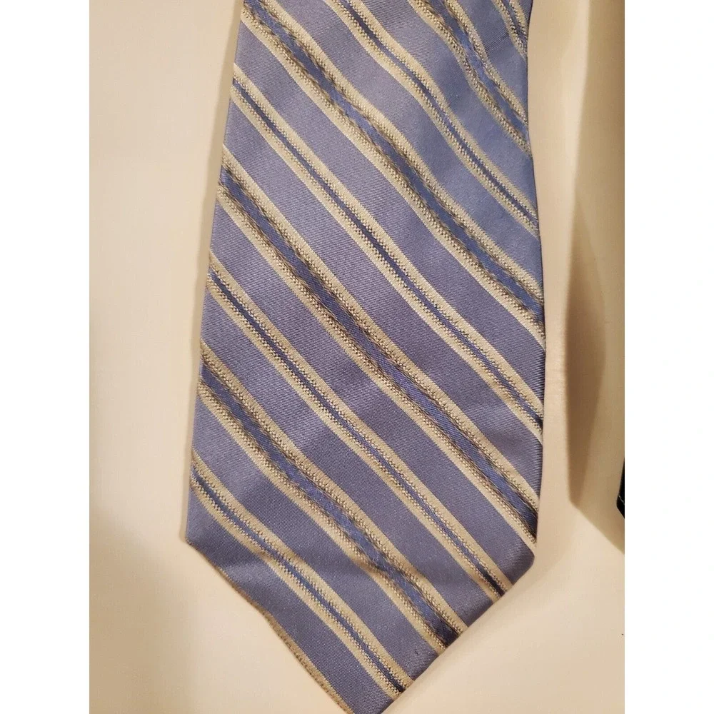 Blue Striped Calvin Klen Tie‎ Bundle Of 2
